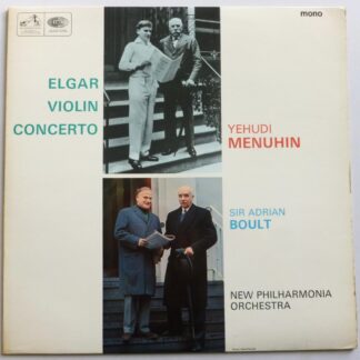 Yehudi Menuhin Elgar Violin Concerto LP HMV ALP2259 EX/EX 1966 mono