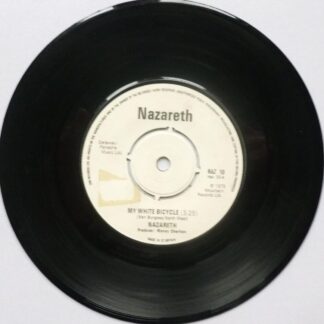 Nazareth My White Bicycle 7" Nazareth NAS10 EX 1975 there is sticker mark on side one label