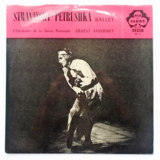 Ansermet Stravinsky Petrushka Ballet LP Ace Of Clubs ACL31 EX/EX 1959