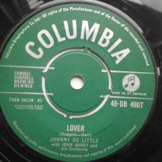 Johnny De Little Lover 7" Columbia DB4907 VG 1962