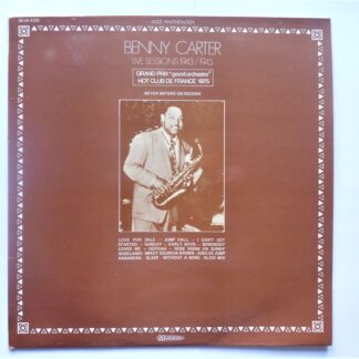 Benny Carter Live Sessions 1943-1945 LP Musidisc 30JA5123 EX/EX 1970s French pressing