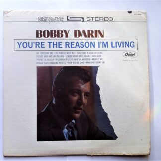 Bobby Darin You're The Reason I'm Living LP Capitol ST1866 EX/VG 1960s US pressing, sleeve is split along half of bottom edge