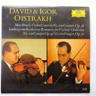 David & Igor Oistrakh David & Igor Oistrakh LP Deutsch Grammophon 135039 EX/EX 1960s sleeve has finger crease at front opening