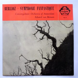 Eduard Van Beinum Berlioz Symphonie Fantastique LP Ace Of Clubs ACL27 EX/VG 1958 sleeve has sellotape marks on top edge