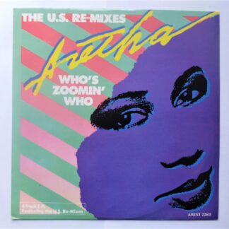 Aretha Franklin Who's Zoomin Who Dance Mix 12" Arista ARIST22633 EX/EX 1985 12 inch