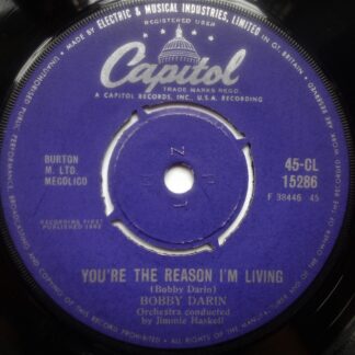 Bobby Darin You're The Reason I'm Living 7" Capitol CL15286 EX 1962