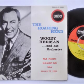 Woody Herman The Roaring Herd EP Ember EMBEP4545 EX/EX 1964 picture sleeve has handwritten number on rear