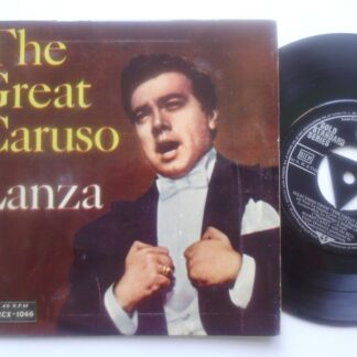Mario Lanza The Great Caruso EP RCA RCX1046 EX/EX 1959 picture sleeve has handwritten number on rear