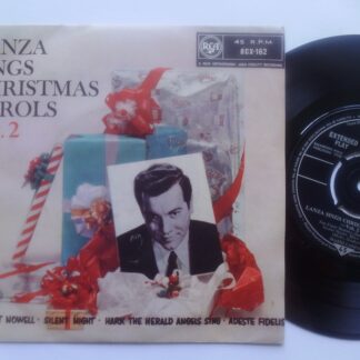Mario Lanza Sings Christmas Carols Vol 2 EP RCA RCX162 EX/EX 1950s picture sleeve