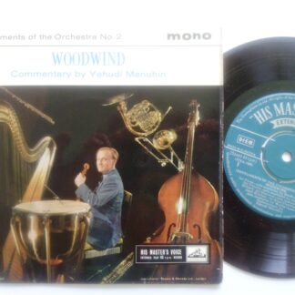 Yehudi Menuhin Instruments Of The Orchestra No 2 - Woodwind EP HMV 7EG8673 EX/VG 1961 picture sleeve