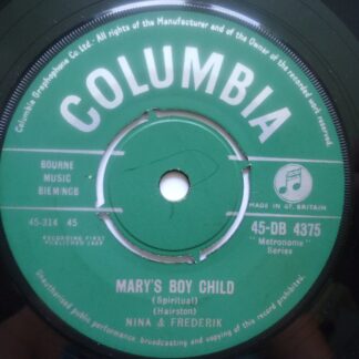 Nina & Frederik Mary's Boy Child 7" Columbia DB4375 VG 1960