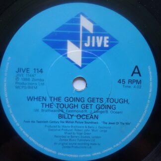 Billy Ocean When The Going Gets Tough The Tough Get Going 7" Polydor POSP743 EX/VG 1985 picture sleeve
