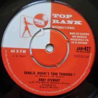 Andy Stewart Donald Where's Your Troosers 7" Top Rank JAR427 EX 1960