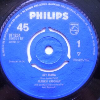 Frankie Vaughan Hey Mama 7" Philips BF1254 VG 1963