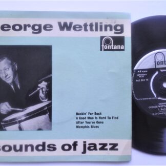 George Wettling Sounds Of Jazz EP Fontana TFE17083 EX/VG 1950s picture sleeve