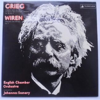Johannes Somary Grieg & Wiren LP Vanguard VSL11088 EX/EX 1969