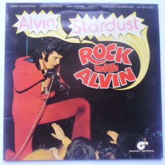 Alvin Stardust Rock With Alvin LP Magnet MAG5007 EX/EX 1975