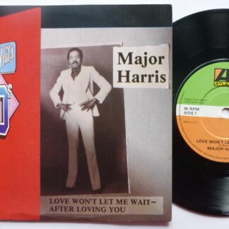 Major Harris Love Won't Let Me Wait 7" Atlantic K10585 EX/EX 1981 picture sleeve