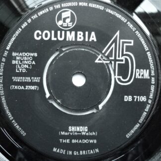 Shadows Shindig 7" Columbia DB7106 EX 1963