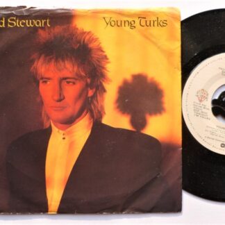 Rod Stewart Young Turks 7" Warner Bros WBS49843 EX/VG 1981 US pressing in picture sleeve