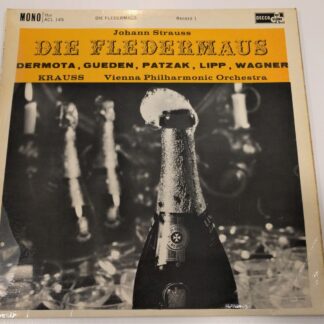 Clemens Krauss Strauss Die Fledermaus LP Ace Of Clubs ACL145 EX/EX 1950s record one of a two-record set, non-flipback sleeve