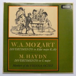 Vienna Octet Mozart Divertimento K287 LP Decca LXT6055 EX/EX 1963
