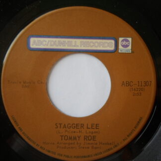 Tommy Roe Stagger Lee 7" ABC ABC 11307 EX 1970s US pressing