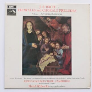 David Willcocks Bach Chorales & Choral Preludes Vol 3 LP HMV HQS1166 EX/EX 1968
