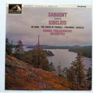 Malcolm Sargent Sargent Conducts Sibelius LP HMV ALP1990 EX/EX 1958