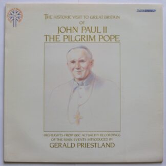 Pope John Paul II The Pilgrim Pope LP BBC REB445 EX/EX 1982 with insert