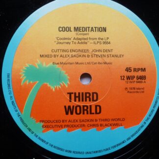 Third World Cool Meditation 12" Island 12WIP6469 EX 1978 12 inch