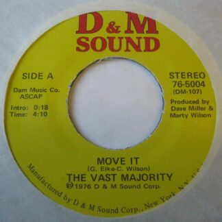 Vast Majority Move It 7" D & M 7650044 EX 1976 US pressing