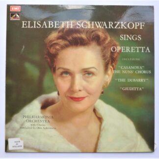 Elisabeth Schwarzkopf Sings Operetta LP HMV ASD2807 EX/EX 1970s Dutch record in UK sleeve, with libretto