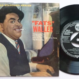 Fats Waller Fats Waller EP RCA RCX1010 EX/VG 1959 picture sleeve has small closed tear at front opening and handwritten number on rear