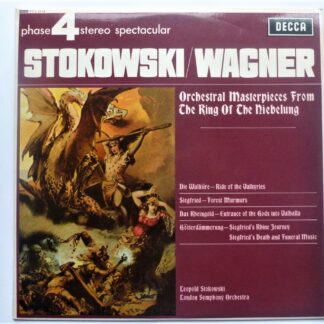 Leopold Stokowski Stokowski Wagner LP Decca PFS4116 EX/EX 1967
