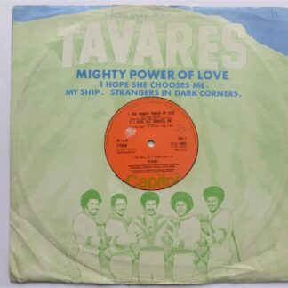 Tavares Mighty Power Of Love 12" Capitol 12CL15905 EX/VG 1976 12 inch, there is writing on sleeve and on label