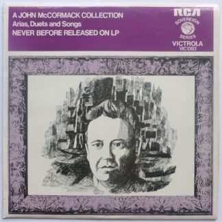 John McCormack Arias Duets & Songs LP RCA Victrola VIC1393 EX/VG 1969 sleeve has closed tear at rear opening