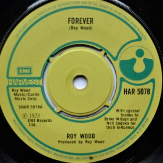 Roy Wood Forever 7" Harvest HAR5078 EX 1973