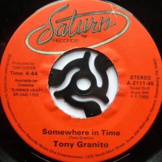 Tony Granito Somewhere In Time 7" Saturn 211145 EX 1986 US pressing
