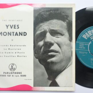Yves Montand Yves Montand EP Parlophone GEP8654 EX/EX 1950s picture sleeve