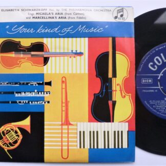 Elisabeth Schwarzkopf Micaela's Aria 7" Columbia SCD2114 EX/EX 1950s picture sleeve