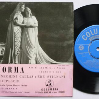 Tullio Serafin Bellini Norma EP Columbia SEL1586 EX+/VG+ 1950s picture sleeve, with Maria Callas
