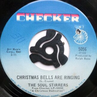 Soul Stirrers Christmas Bells Are Ringing 7" Checker 5056 VG 1970s US pressing