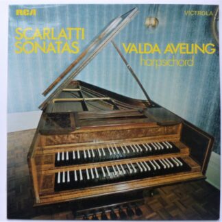 Valda Aveling Scarlatti Sonatas LP RCA Victrola VICS1532 EX/EX 1970 sleeve has writing on rear