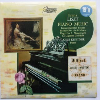 Louis Kentner Liszt Piano Music Vol 2 LP Turnabout TV34225S EX/EX 1969