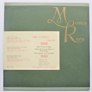 Heidelberg Barock Ensemble Carl Stamitz LP Musica Rara MUR18 EX/EX 1960s