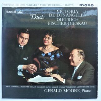 Victoria De Los Angeles Duets LP HMV ALP1891 EX/EX 1961 red gold label