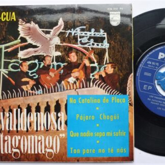 Los Valldemosa Cua-cua EP Philips 436312PE EX/EX 1965 Spanish pressing in picture sleeve