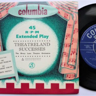 Drury Lane Theatre Orchestra Theatreland Successes EP Columbia SED5531 EX/EX 1950s picture sleeve