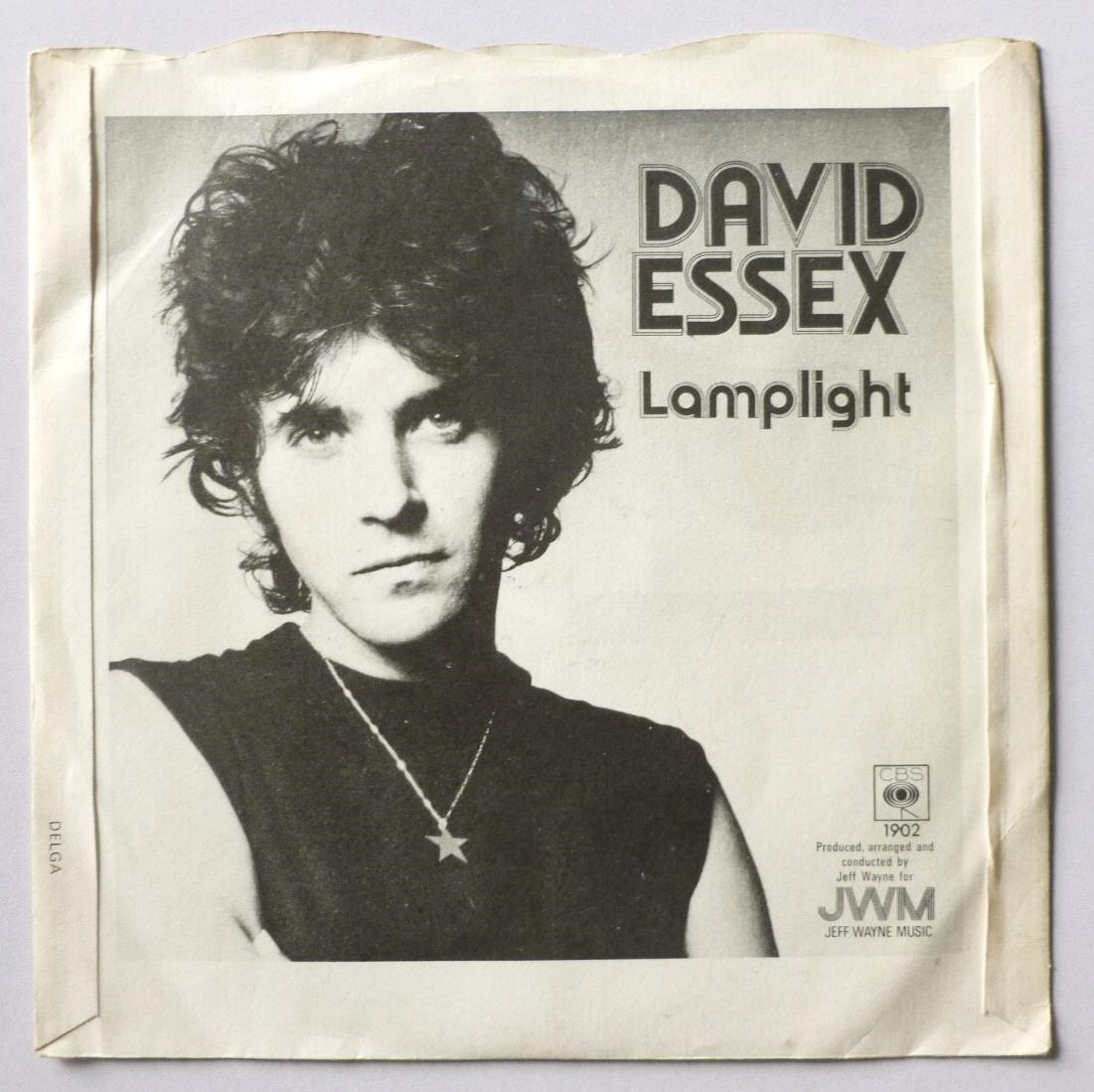 David Essex Lamplight 7" CBS SCBS1902 EX/EX 1973 picture sleeve, there is number stamp on side two label - Image 3